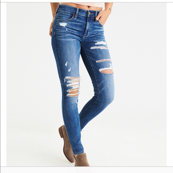 american eagle outfitters super stretch jeans